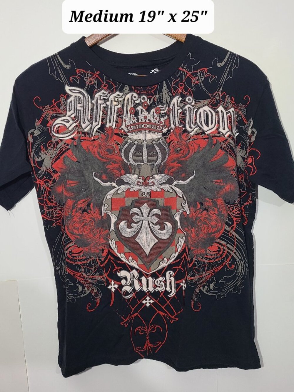 Affliction Signature Series Georges St-Pierre Rush Medium 2-Sided T-Shirt UFC